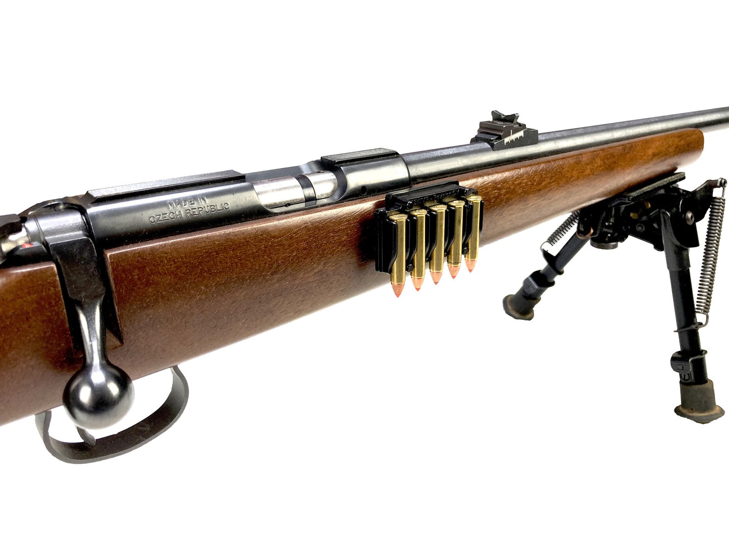 Caliber: 22WMR or .17HMR / Capacity: 5 Rounds