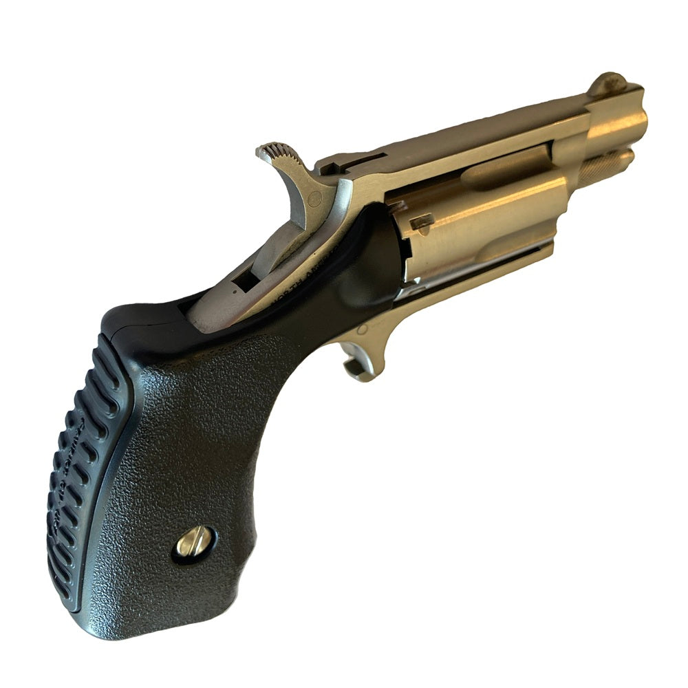 Grips for North American Arms (NAA) .22WMR/.22Magnum revolvers, Plastic and Rubber, Color: Black