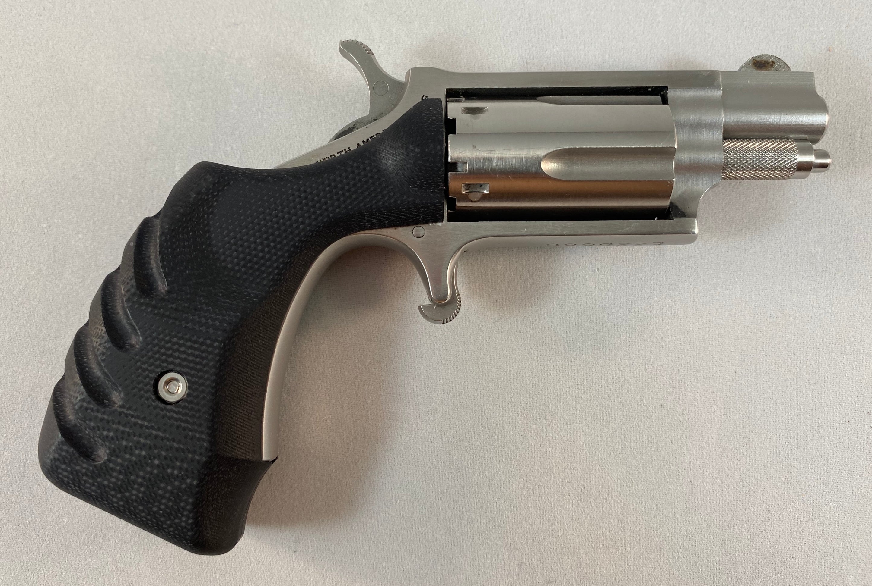 Black G10 Grips for 22WMR/Magnum, North American Arms (NAA) revolvers